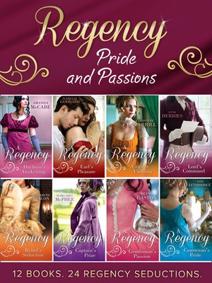 cover image of Regency Pride and Passions